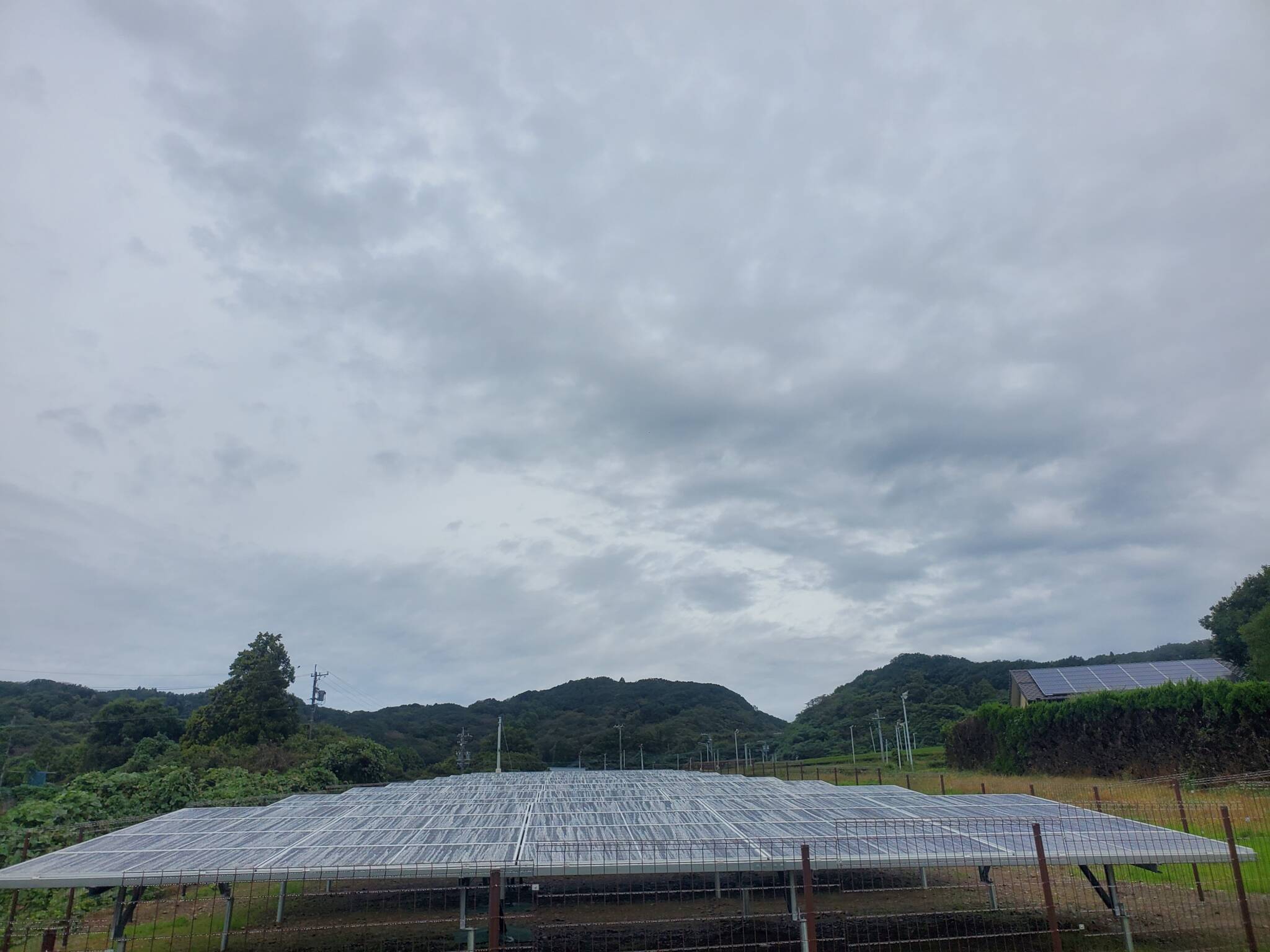 掛川市大坂地区太陽光発電設置完了