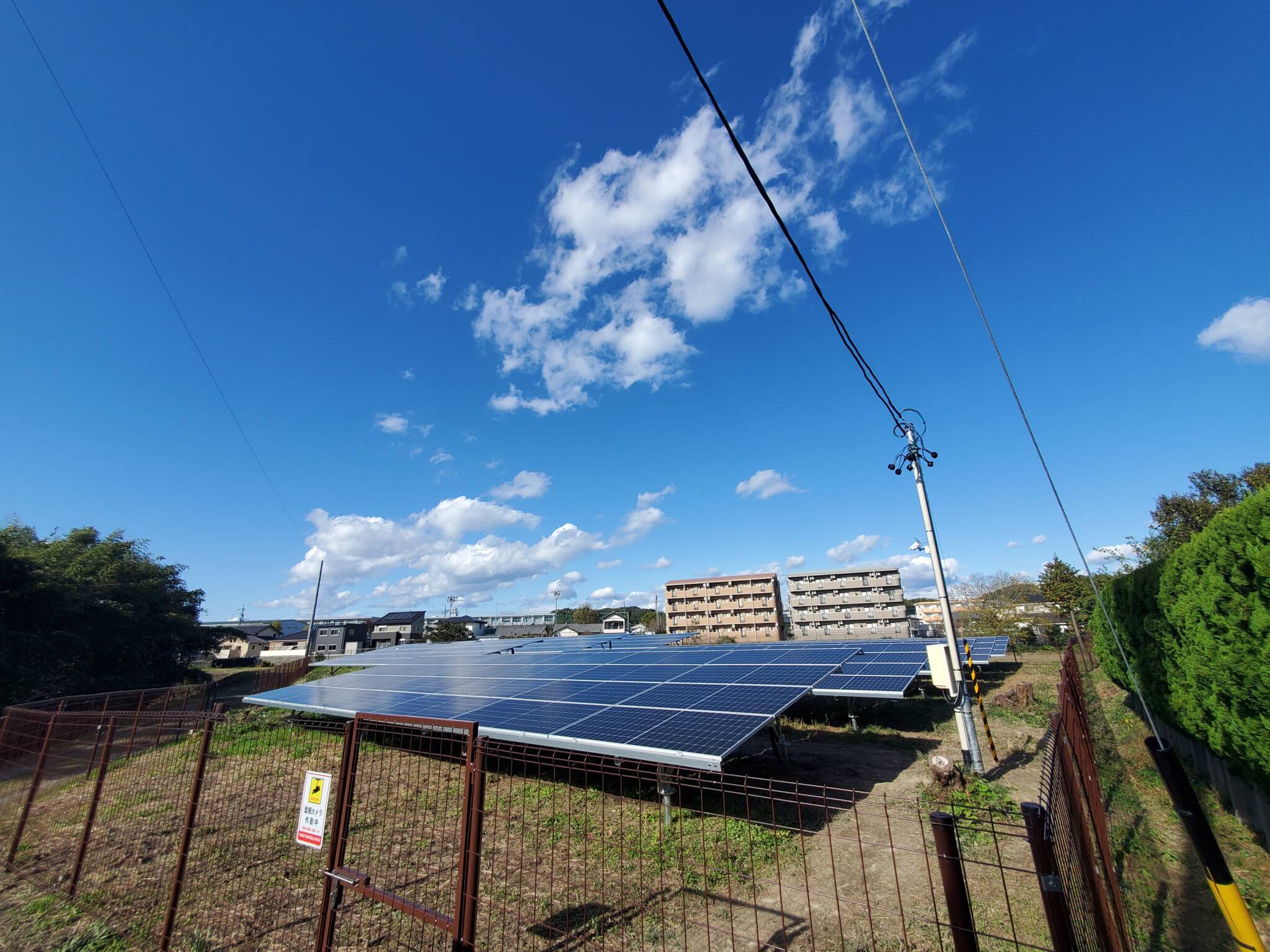 掛川市満水地区太陽光完工